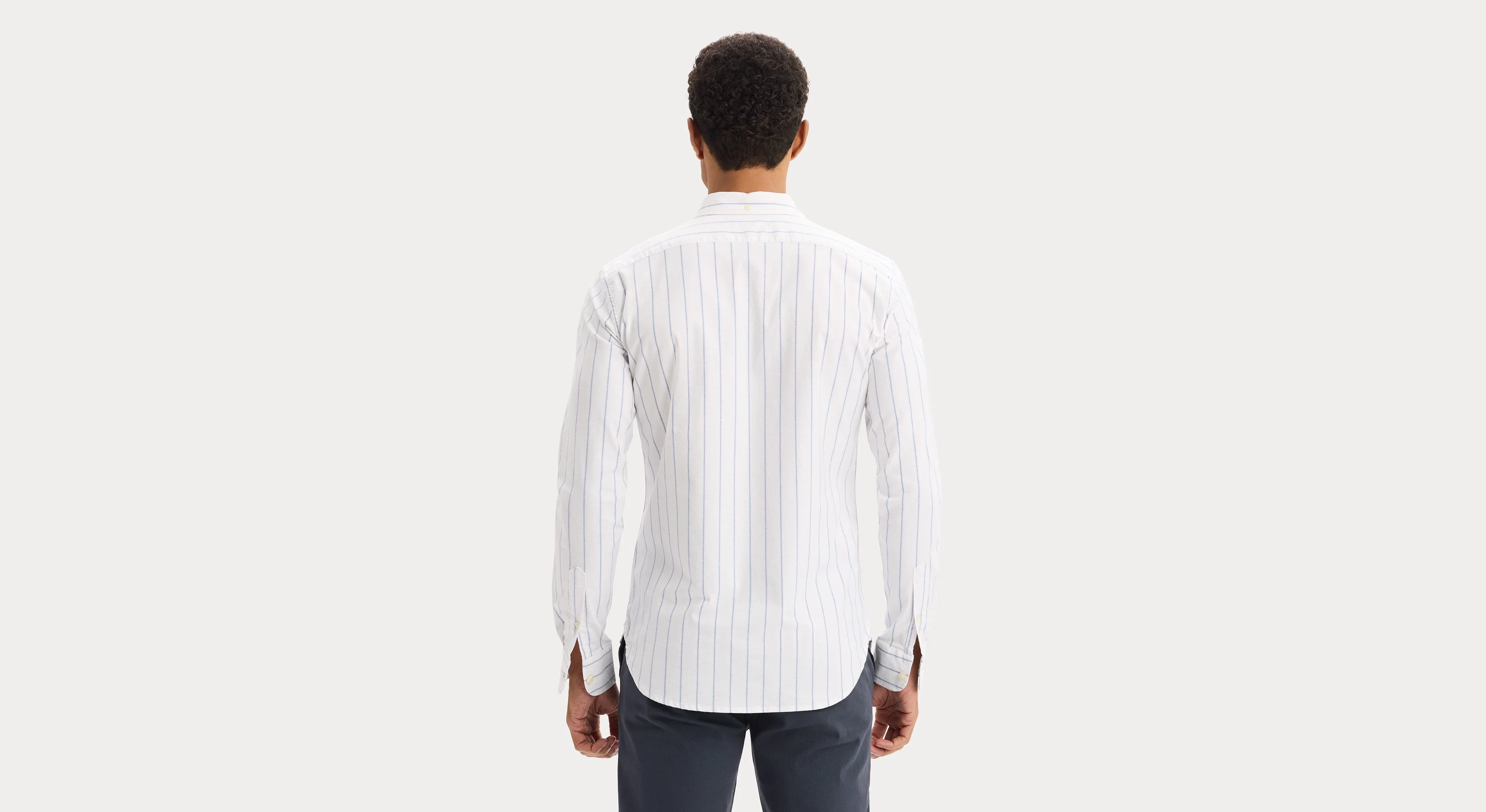 2 Button Collar Shirt, Slim Fit - Image 2