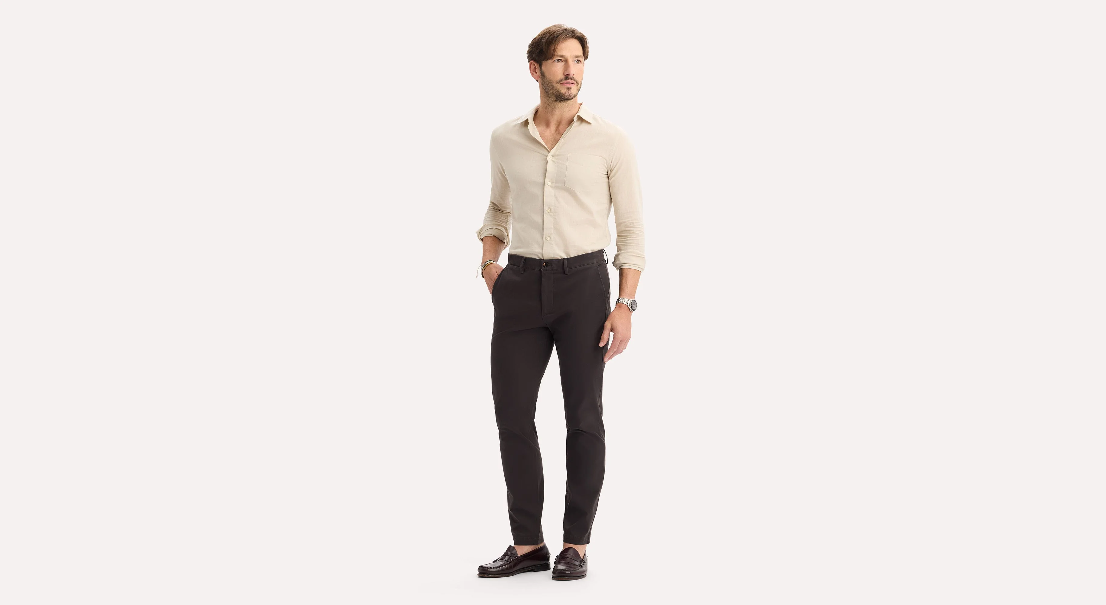Crafted Khaki Pants, Slim Tapered Fit - Image 4