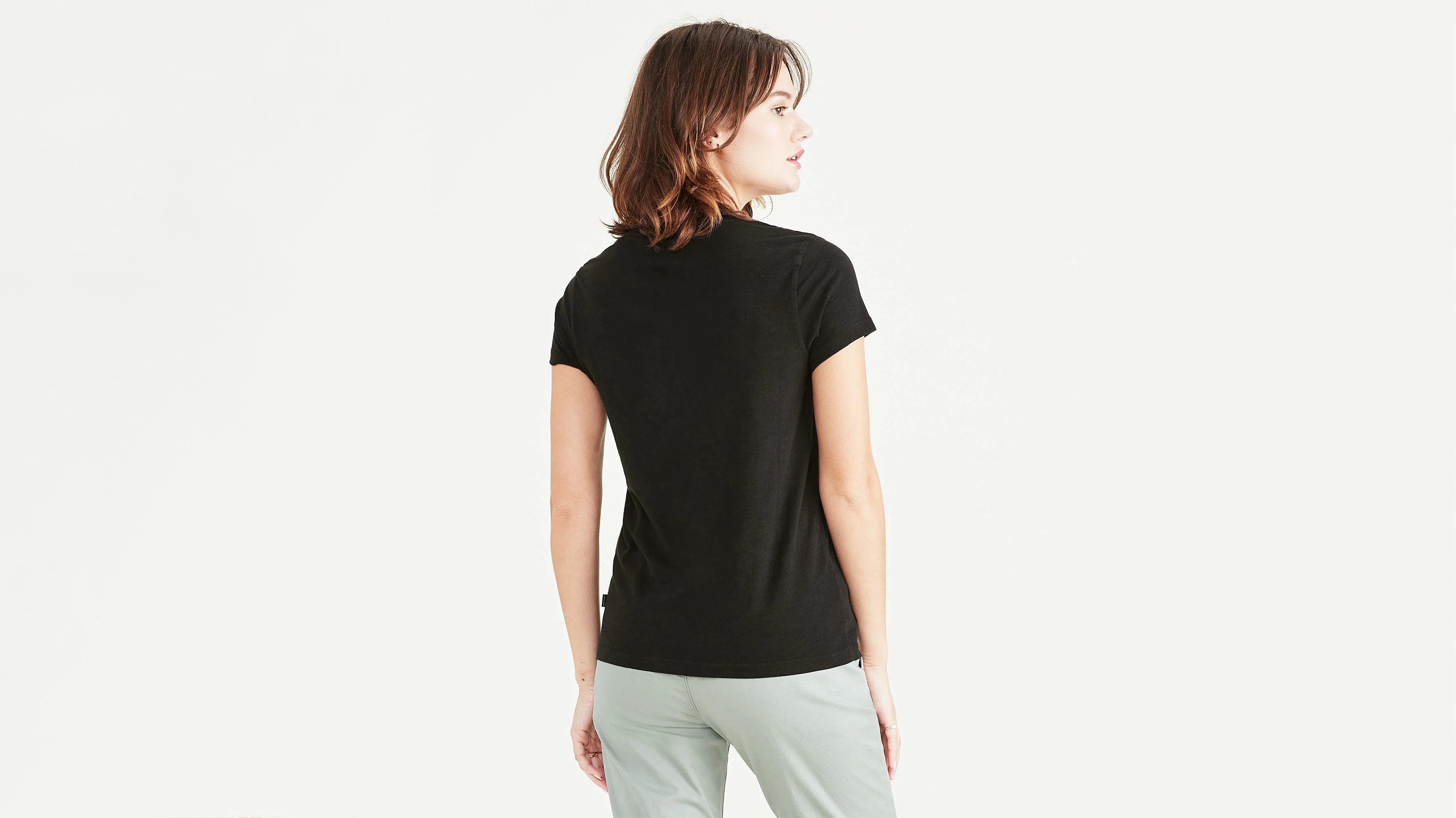 Favorite V-Neck Tee Shirt, Slim Fit - Image 2