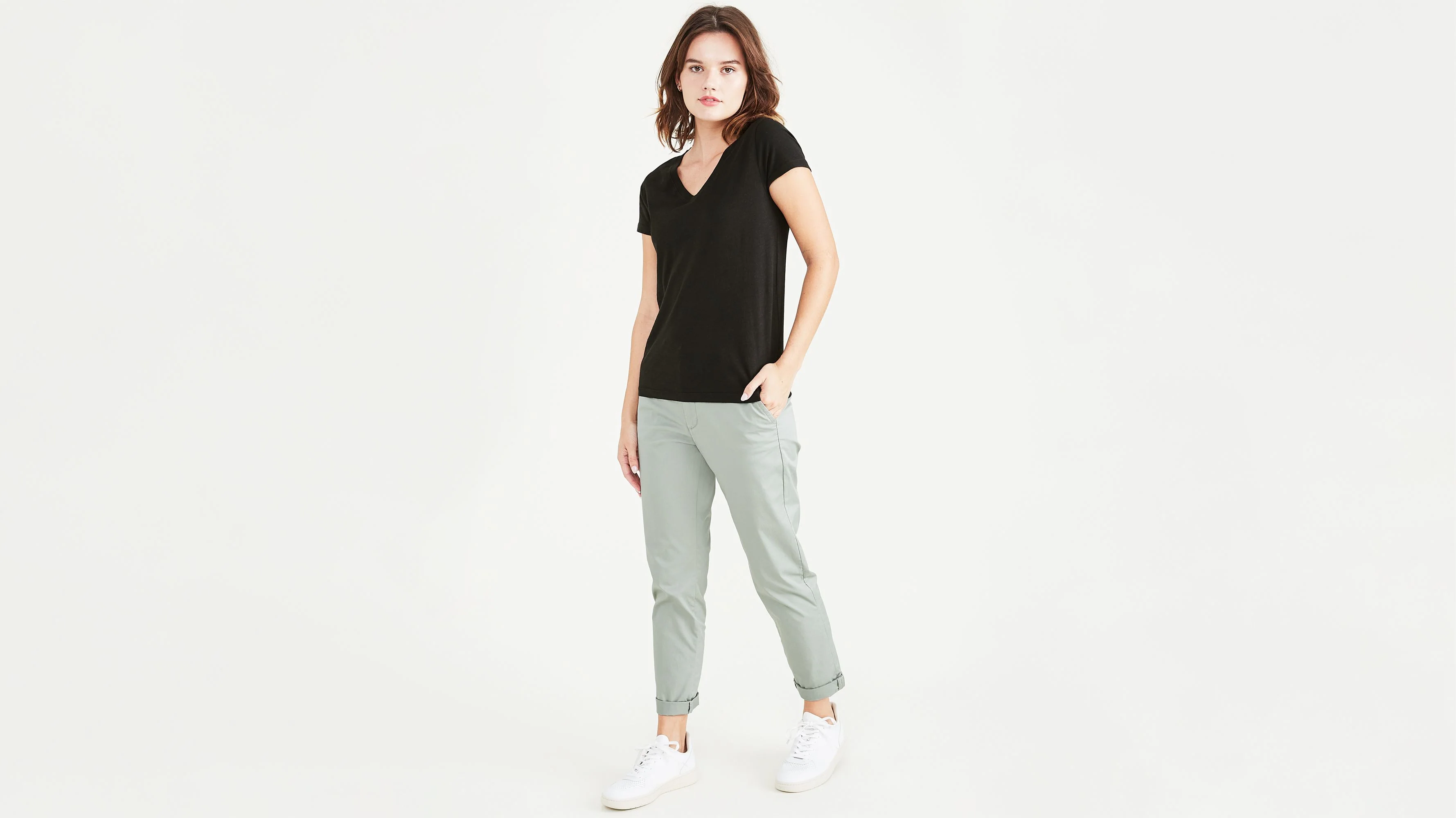 Favorite V-Neck Tee Shirt, Slim Fit - Image 3