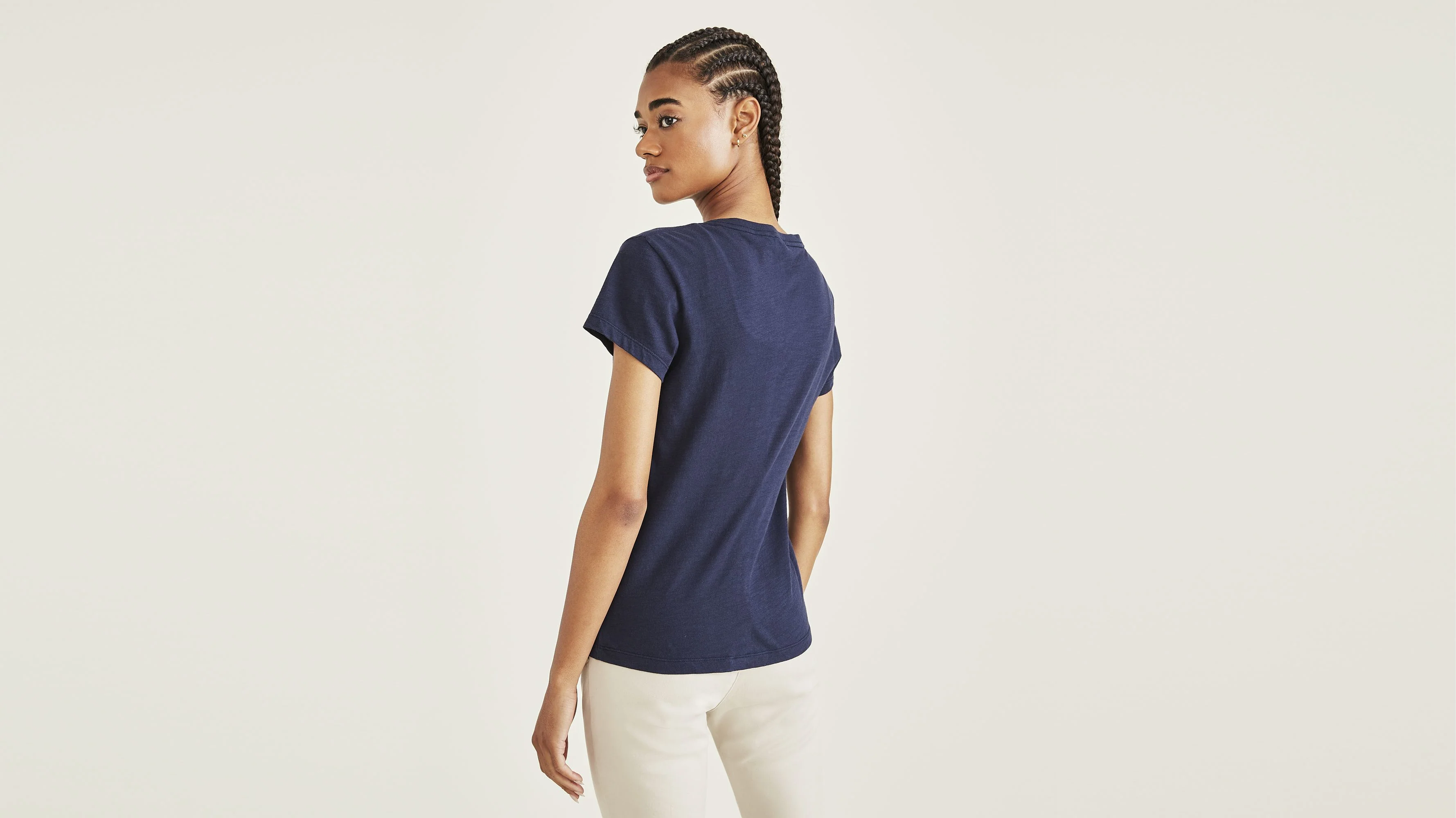 Favorite V-Neck Tee Shirt, Slim Fit - Image 2