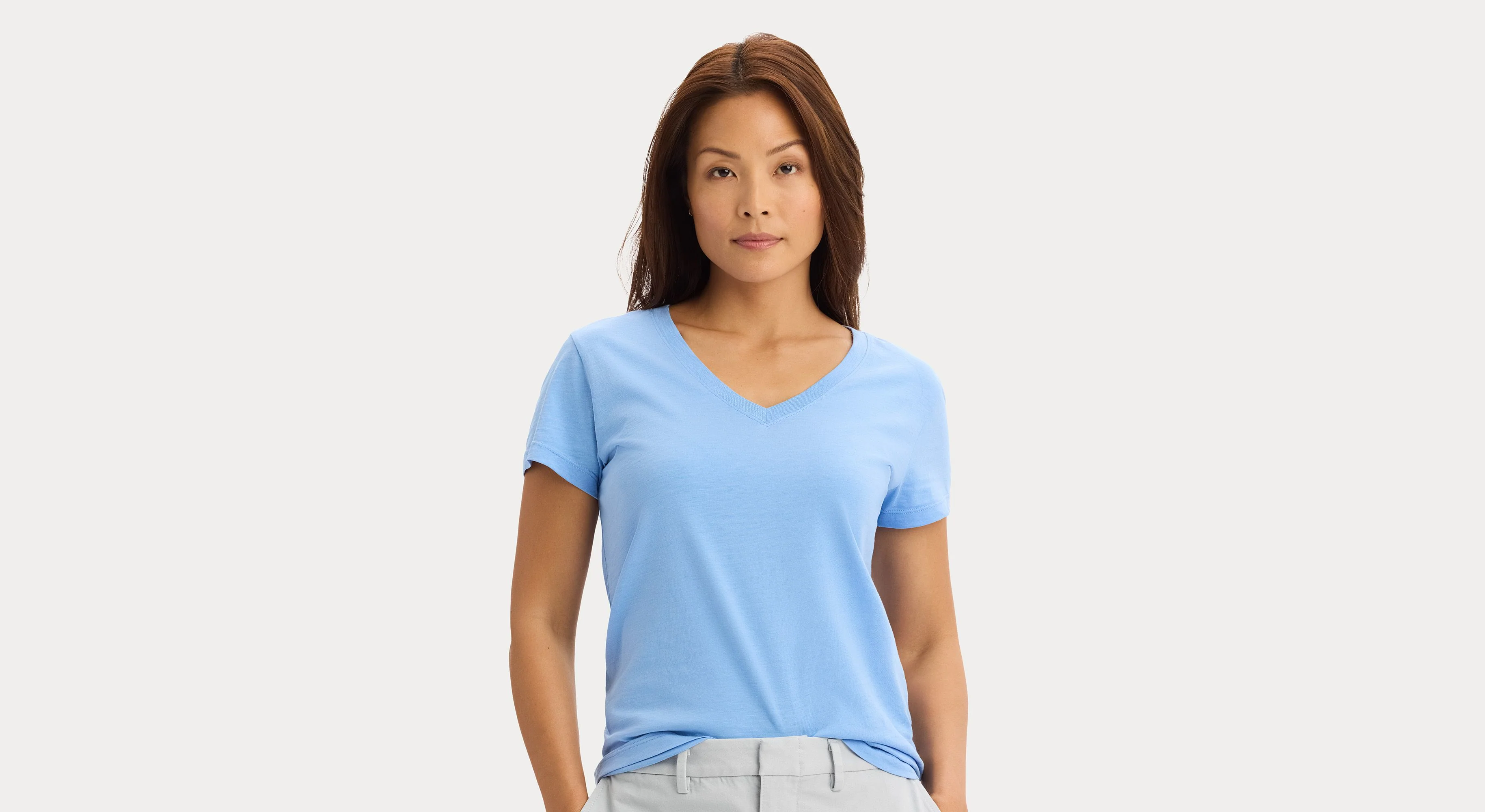 Favorite V-Neck Tee Shirt, Slim Fit - Image 3