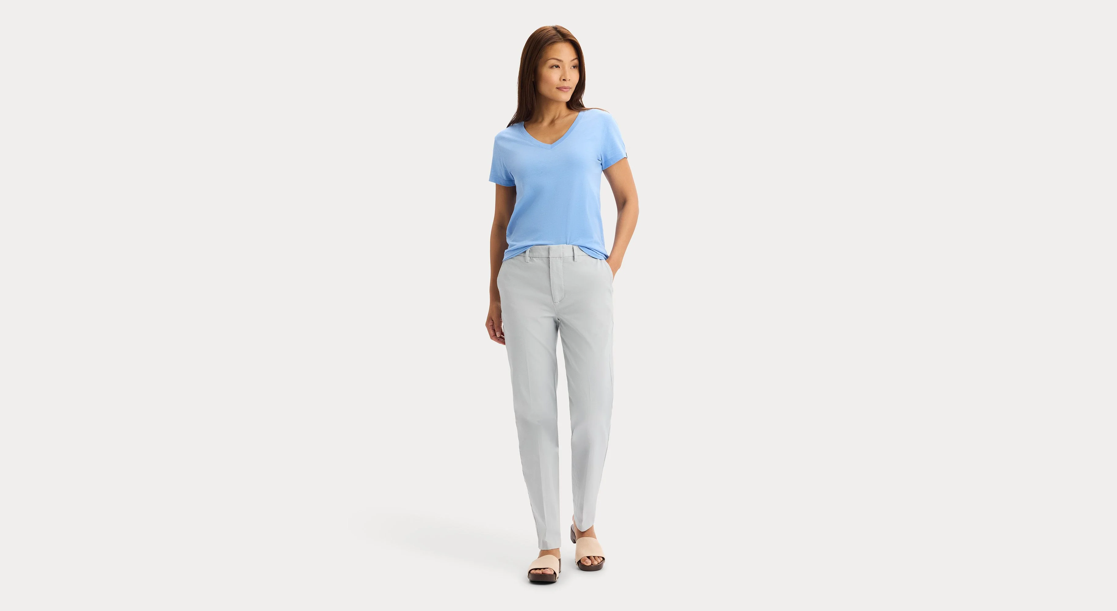 Favorite V-Neck Tee Shirt, Slim Fit - Image 4