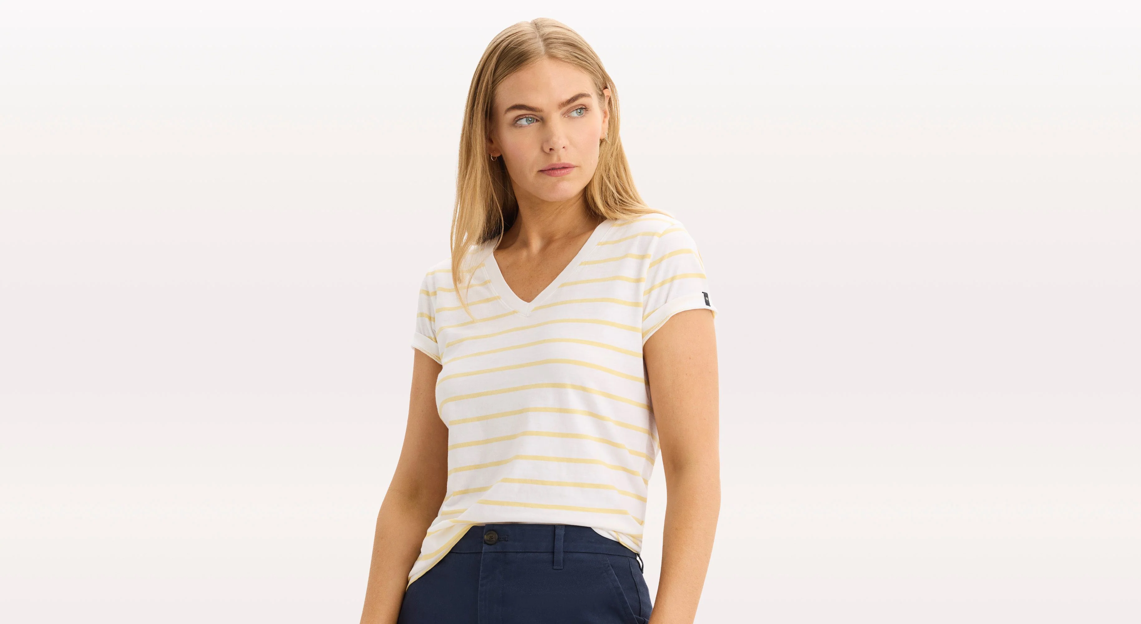 Favorite V-Neck Tee Shirt, Slim Fit - Image 3