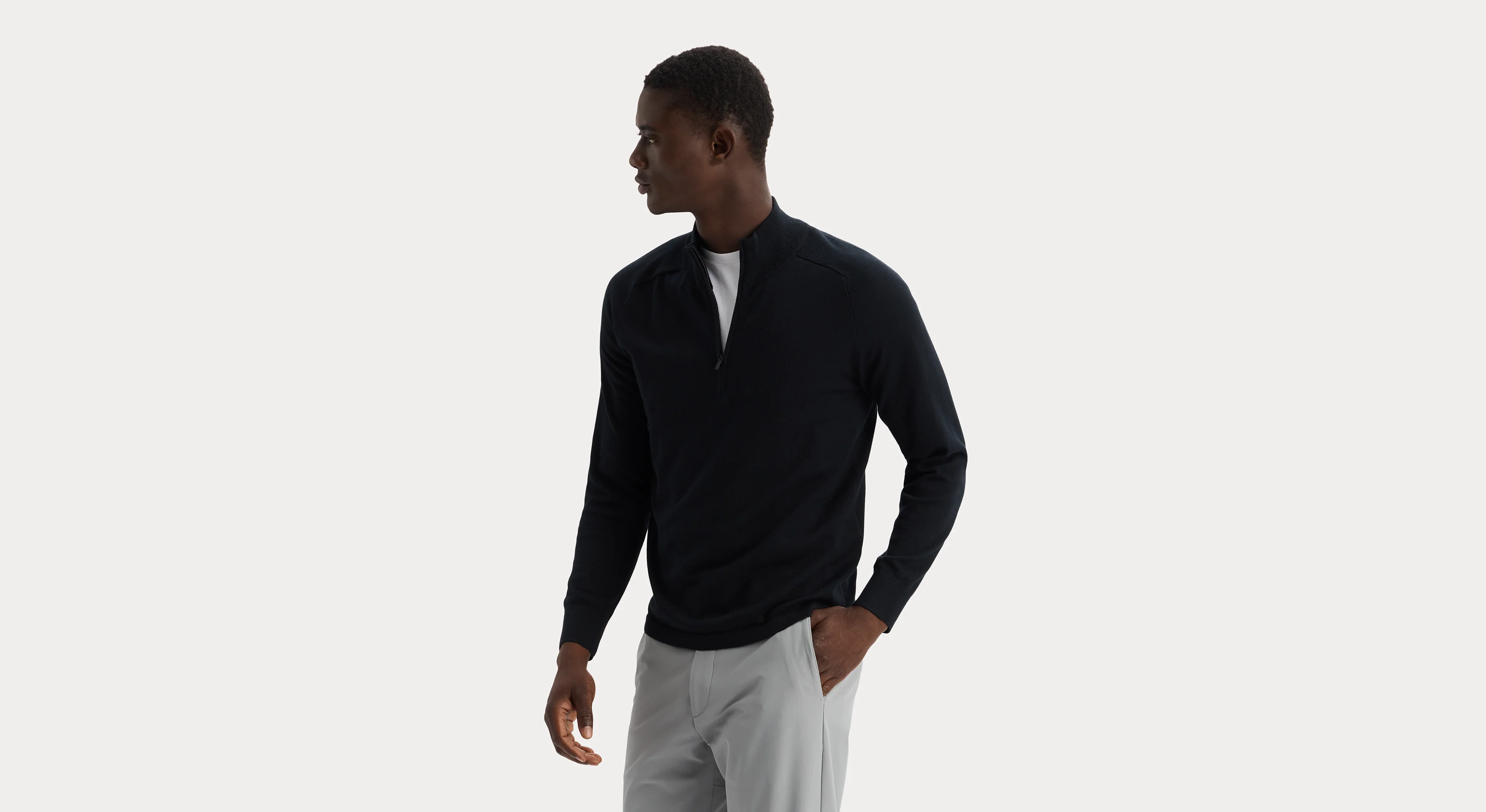 Go Half-Zip Sweater, Regular Fit - Image 3