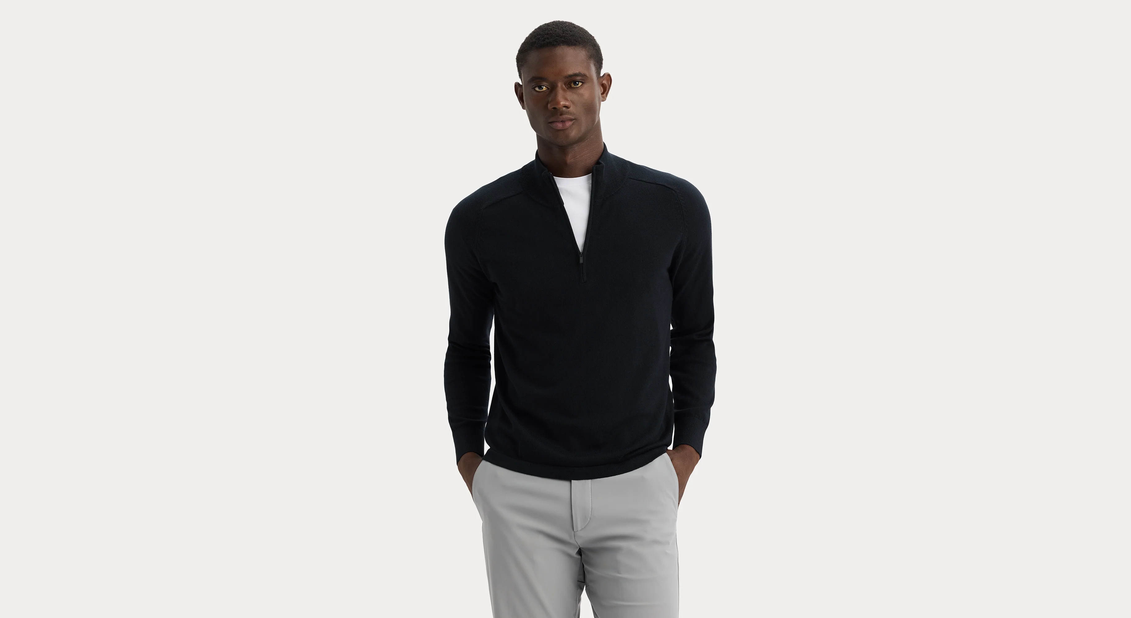 Go Half-Zip Sweater, Regular Fit - Image 4