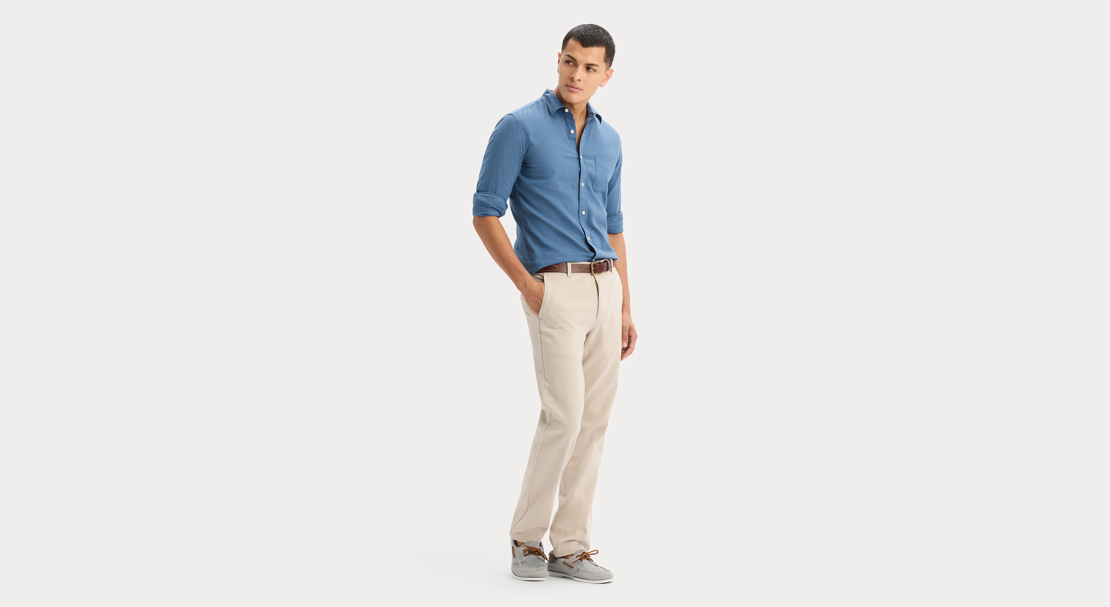 Icon Button Up Shirt, Slim Fit - Image 5