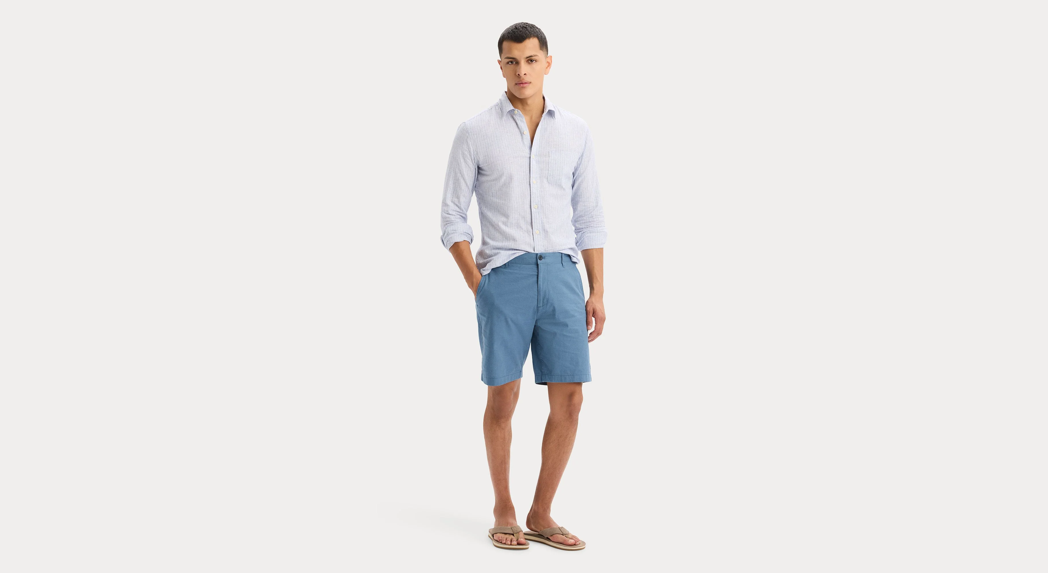 Icon Button Up Shirt, Slim Fit - Image 4