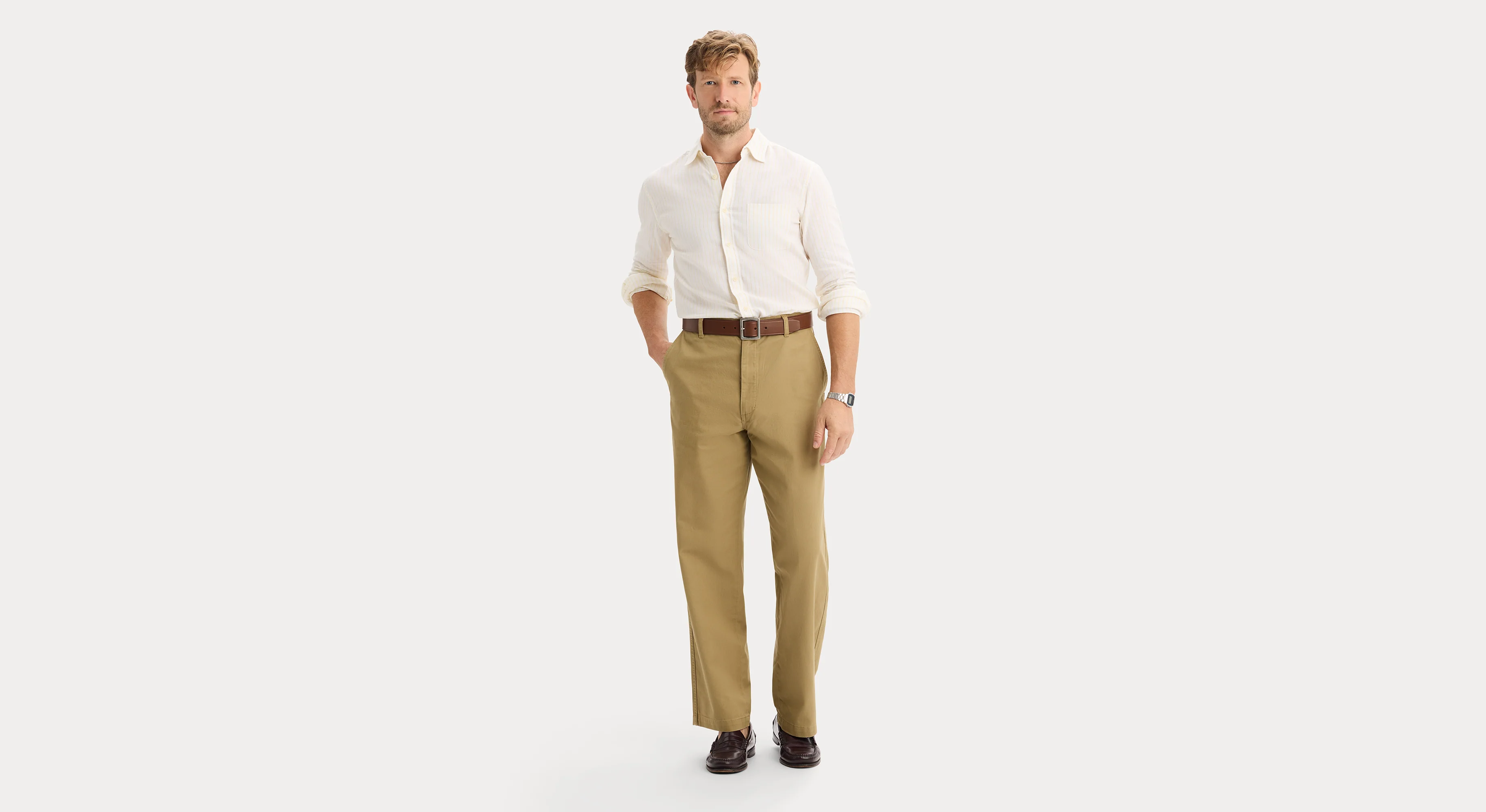 Icon Button Up Shirt, Slim Fit - Image 5