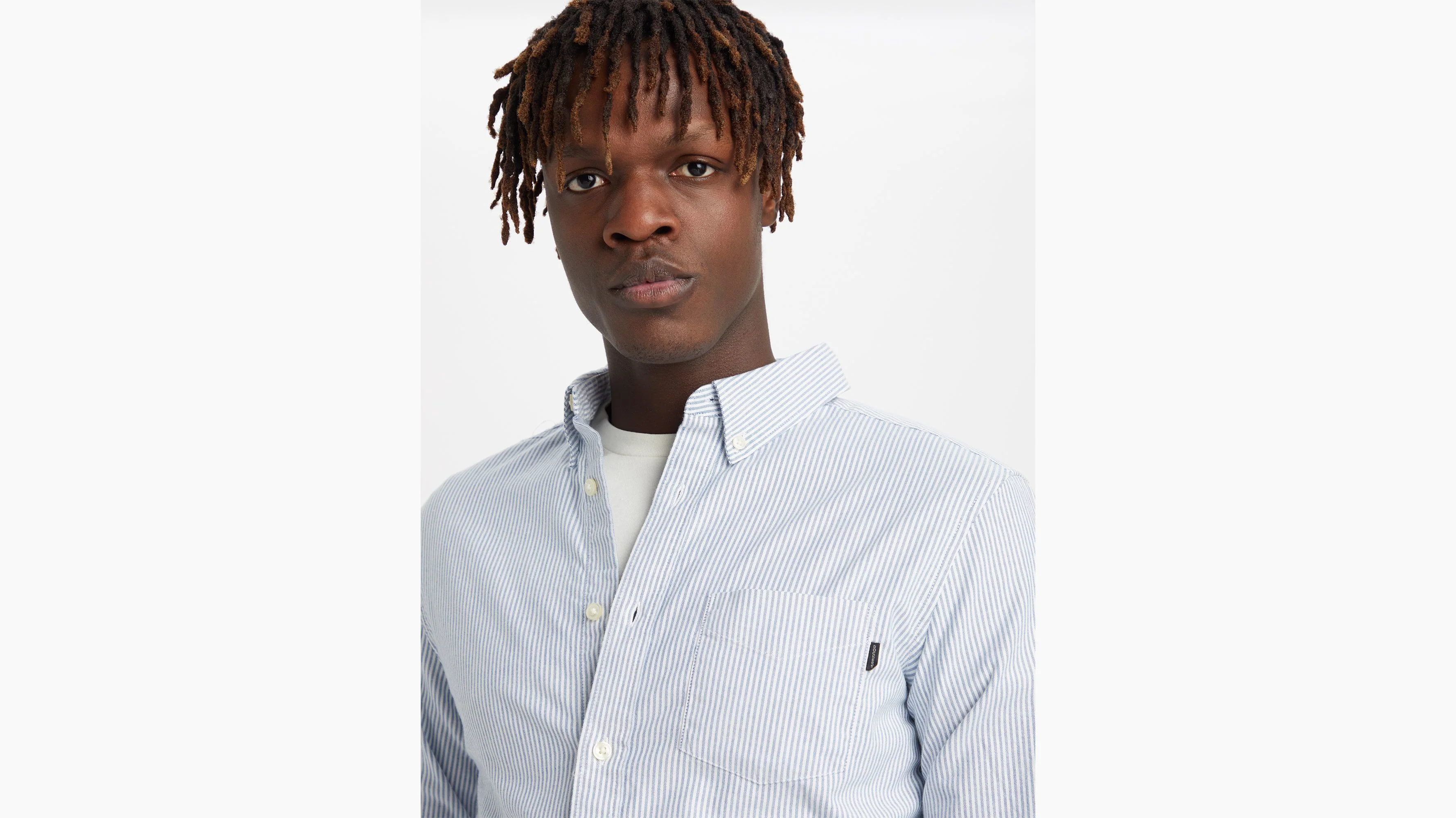Men's Slim Fit 2 Button Collar Shirt - Image 3