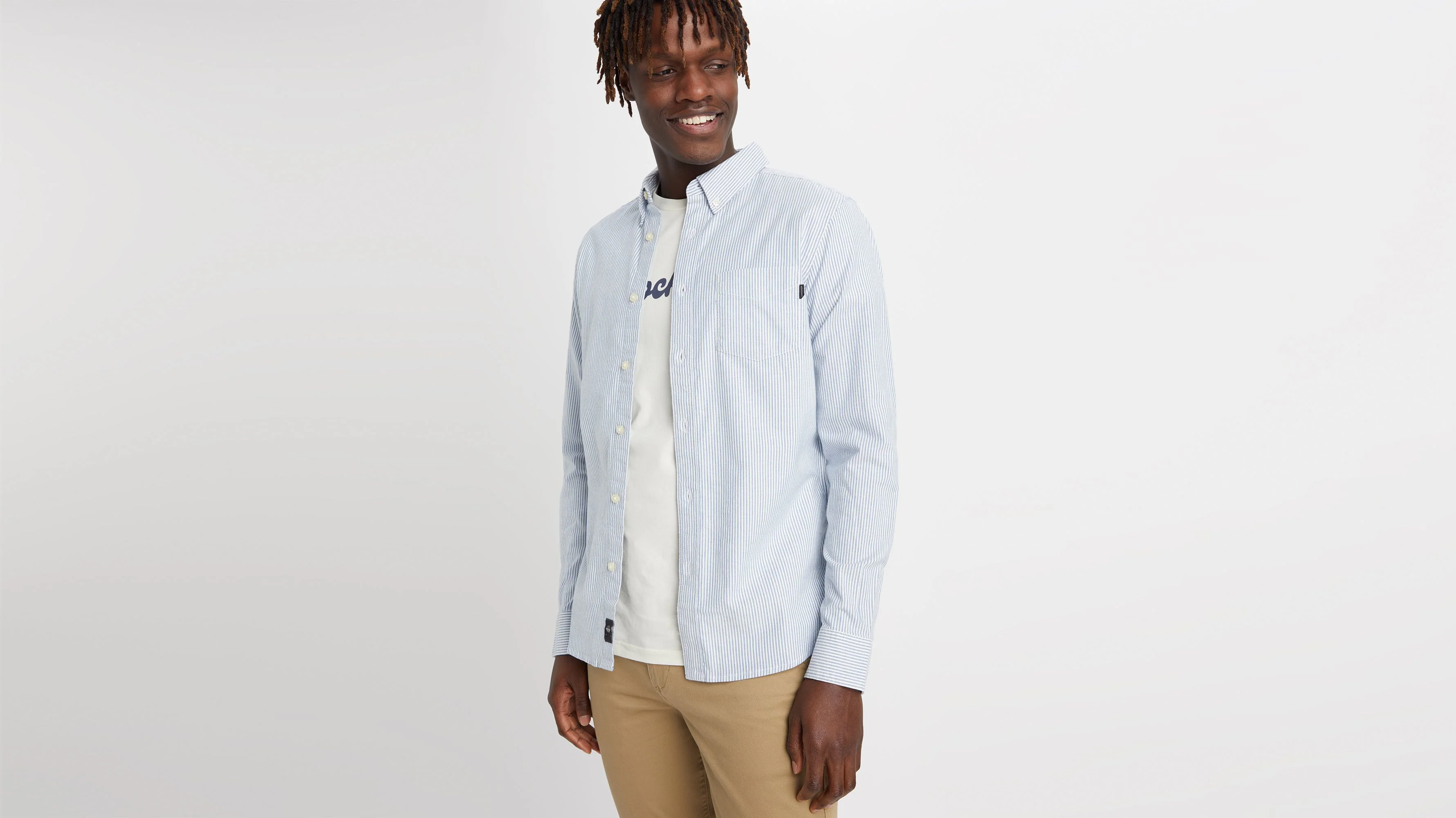 Men's Slim Fit 2 Button Collar Shirt - Image 4