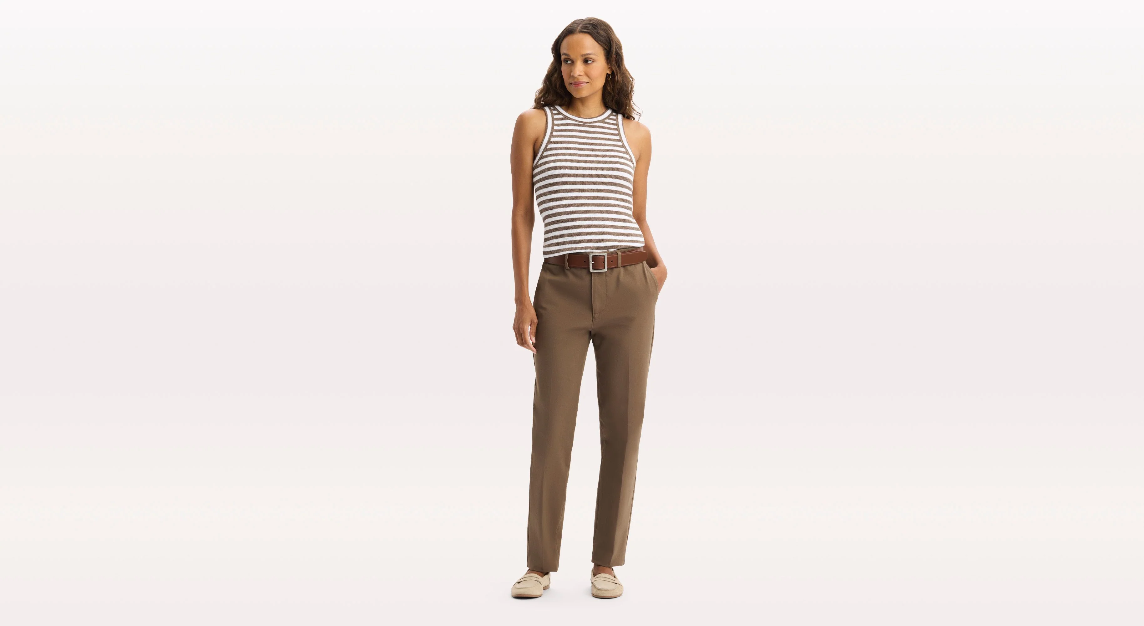 Mid-Rise Collins Trouser with Sculpt, Slim Fit - Image 4