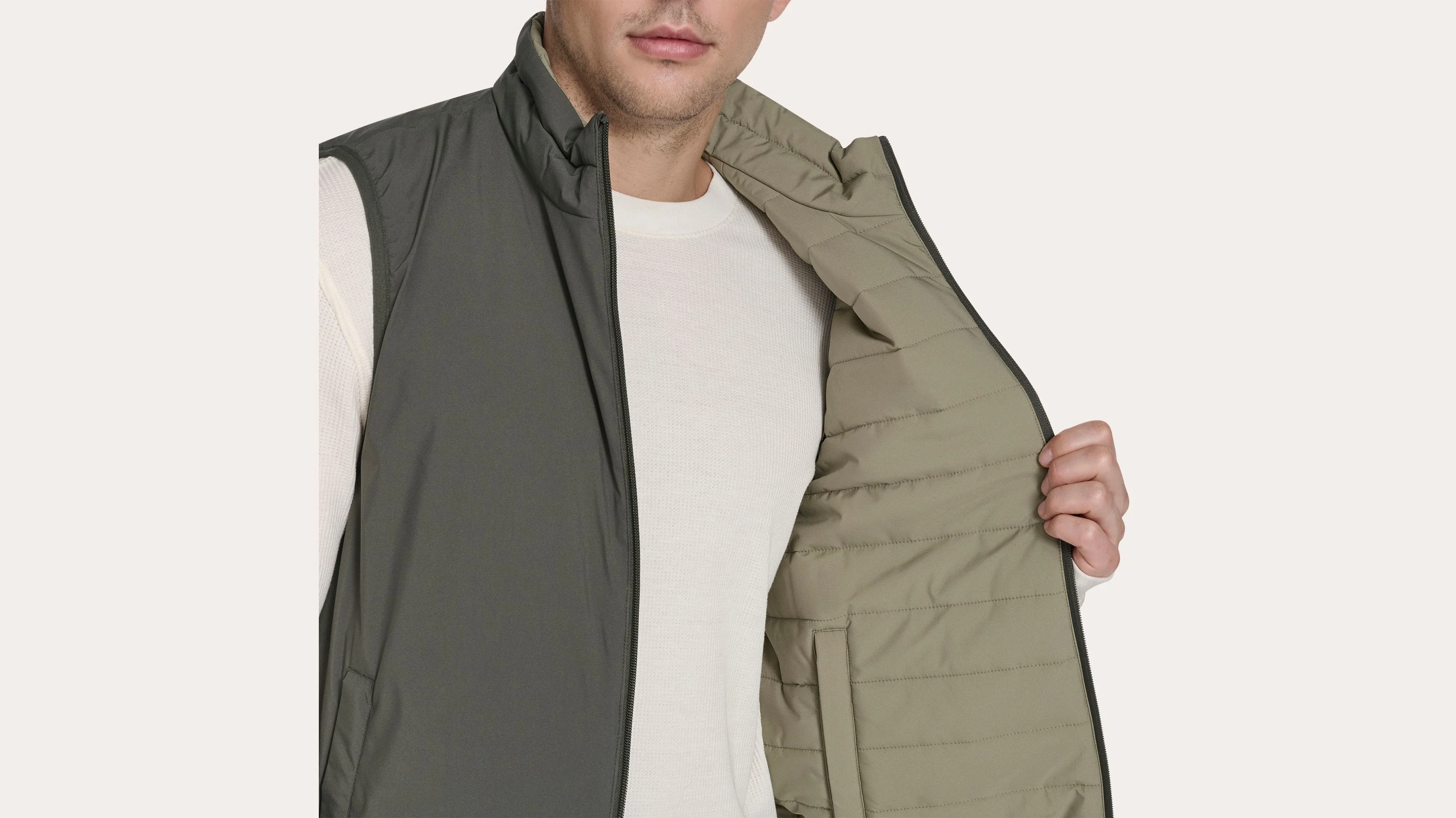 Reversible Puffer Vest - Image 3