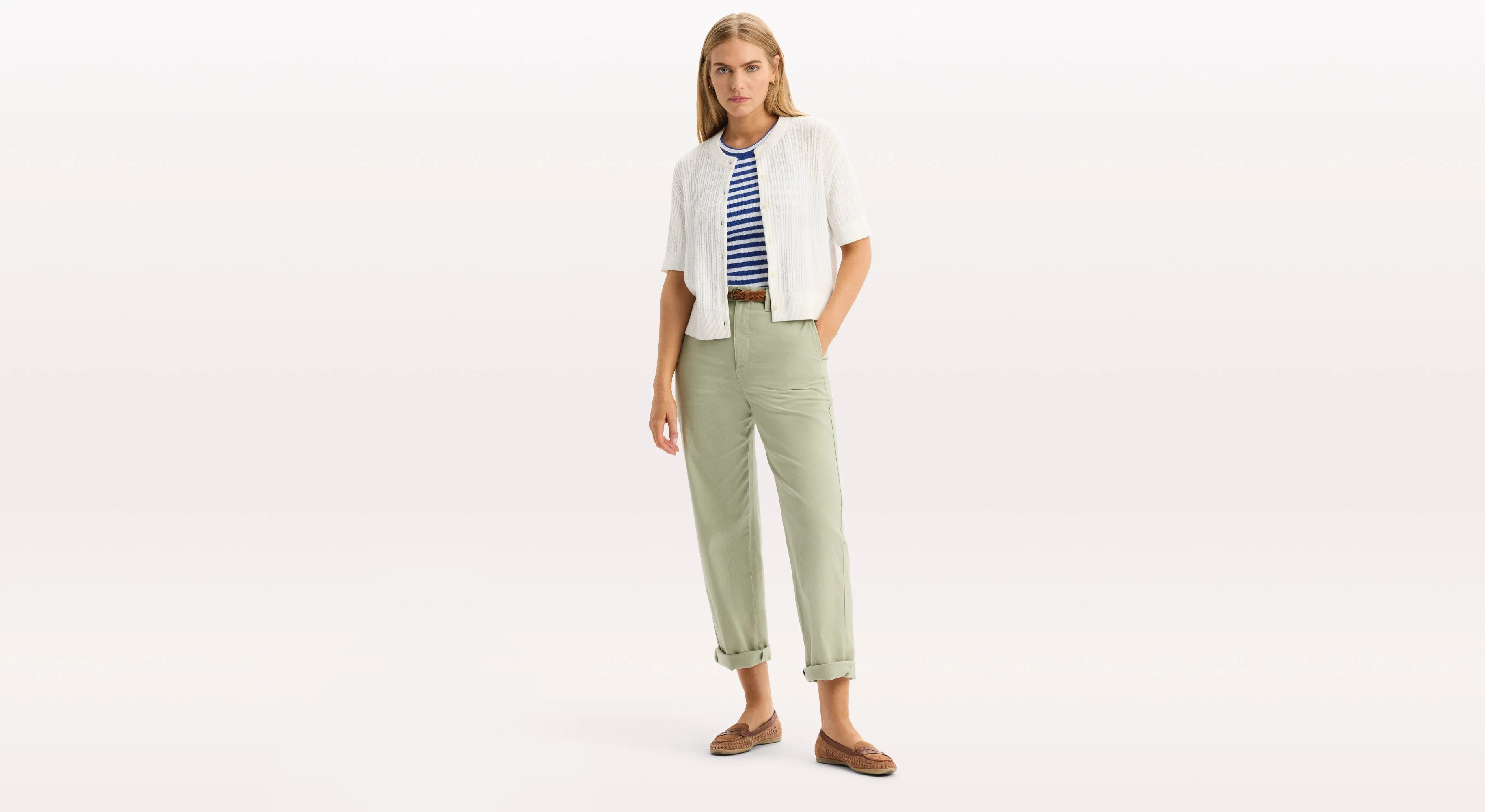 Short Sleeve Cardigan, Regular Fit - Image 4