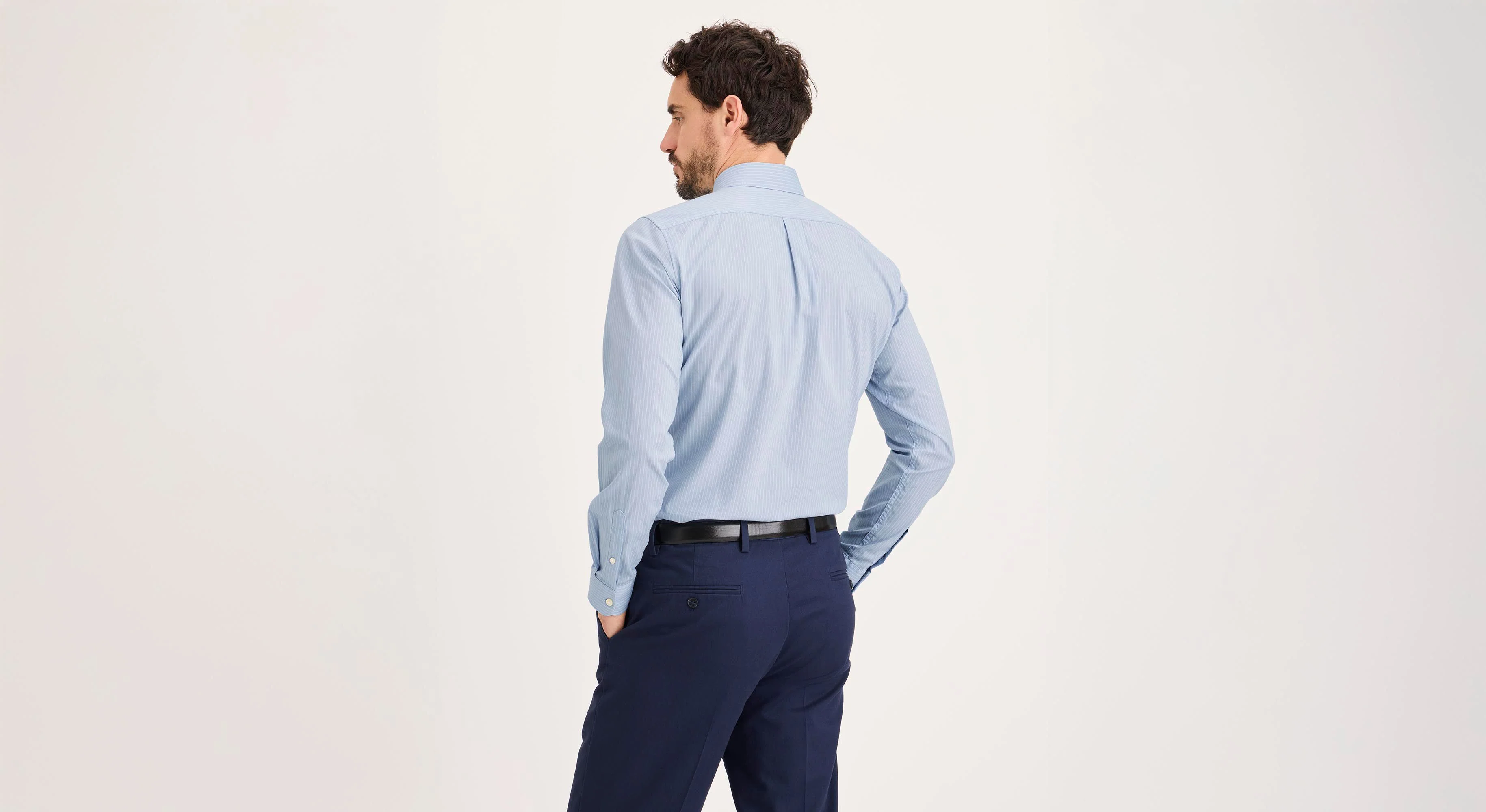 Signature Shirt Long Sleeve with Stain Defender®, Slim Fit - Image 2