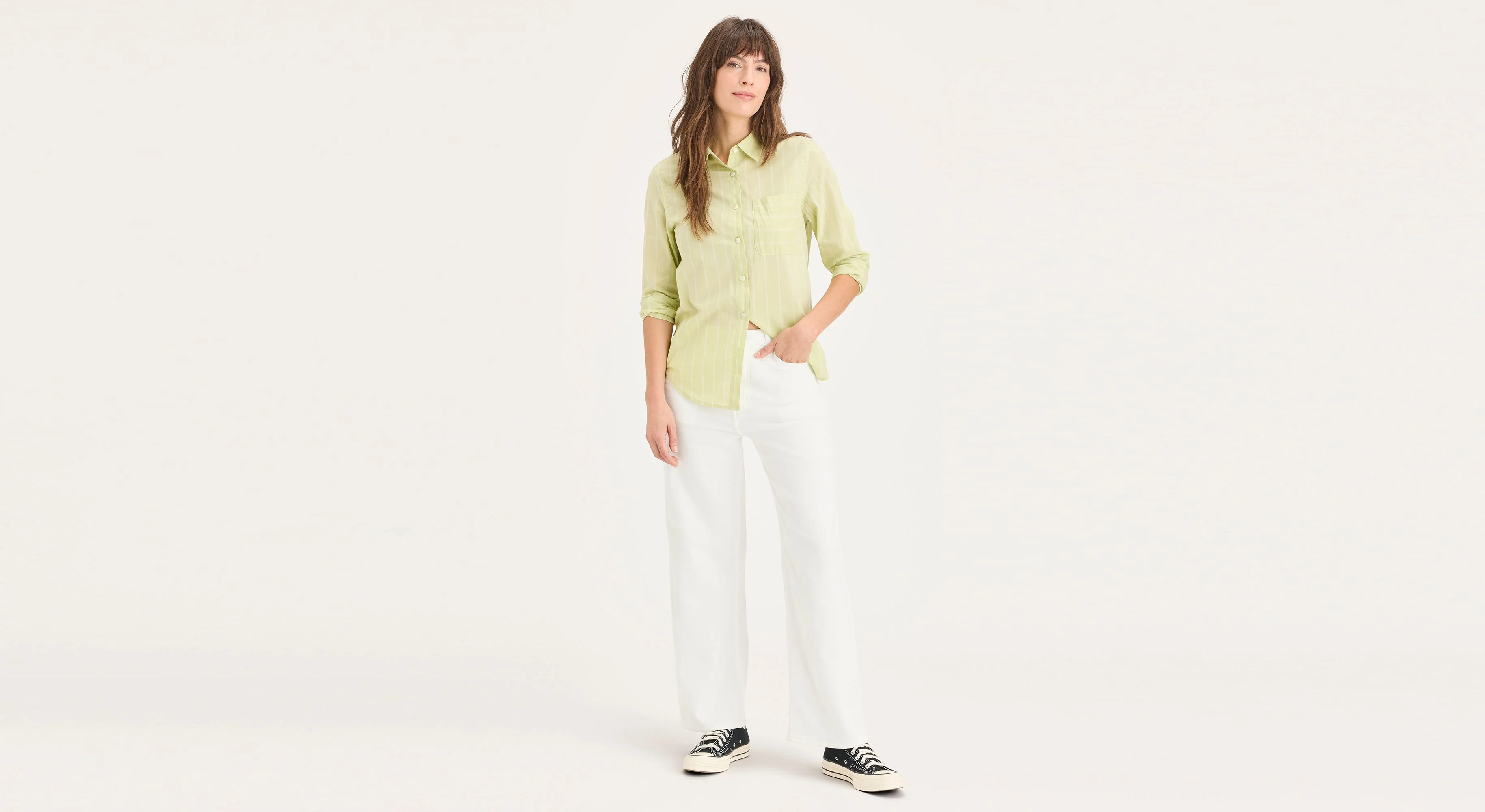 Women's High Straight Sutter Pants - Image 4
