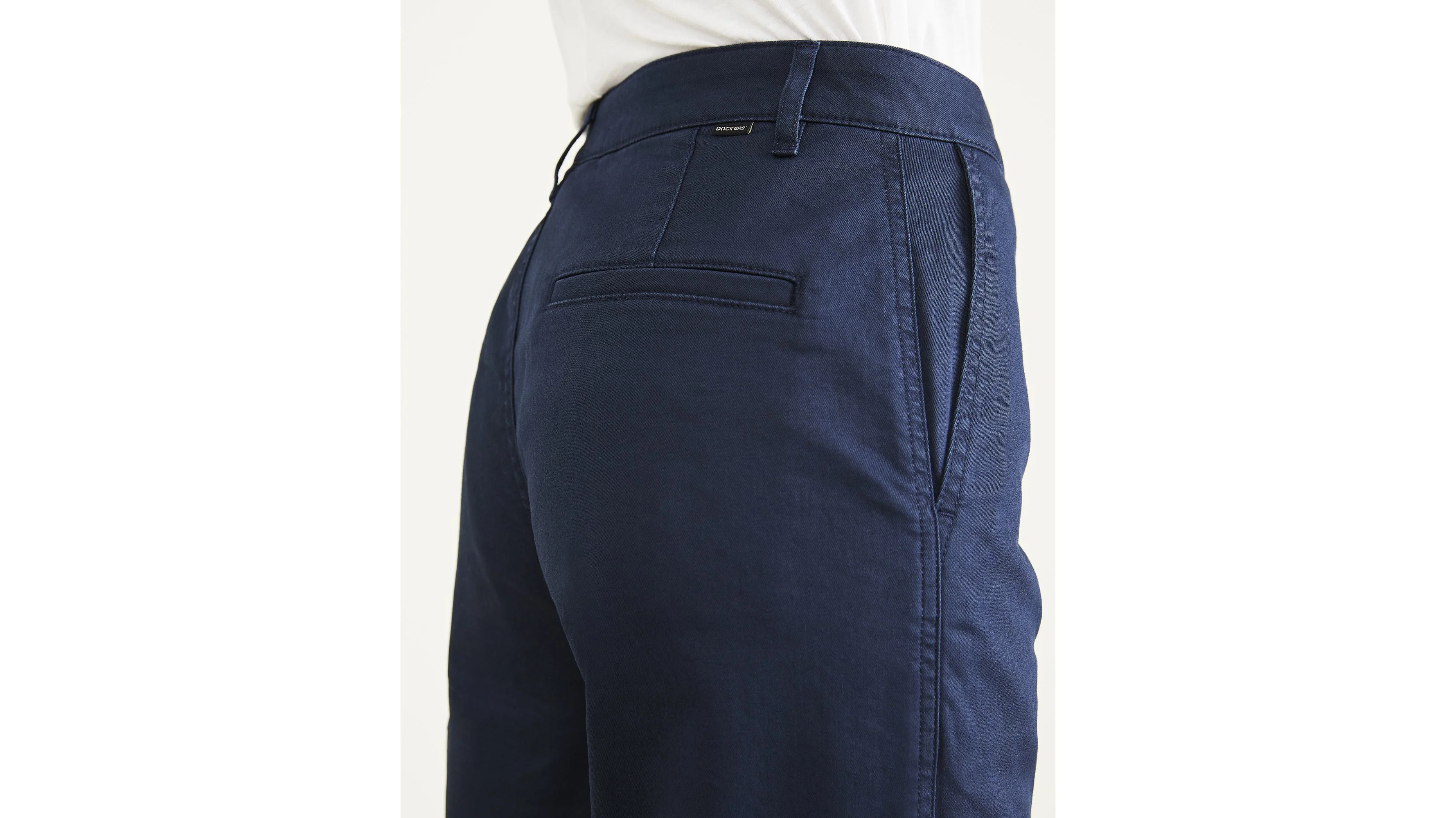 Women's High Waisted Straight Fit Original Khaki Pants - Image 4